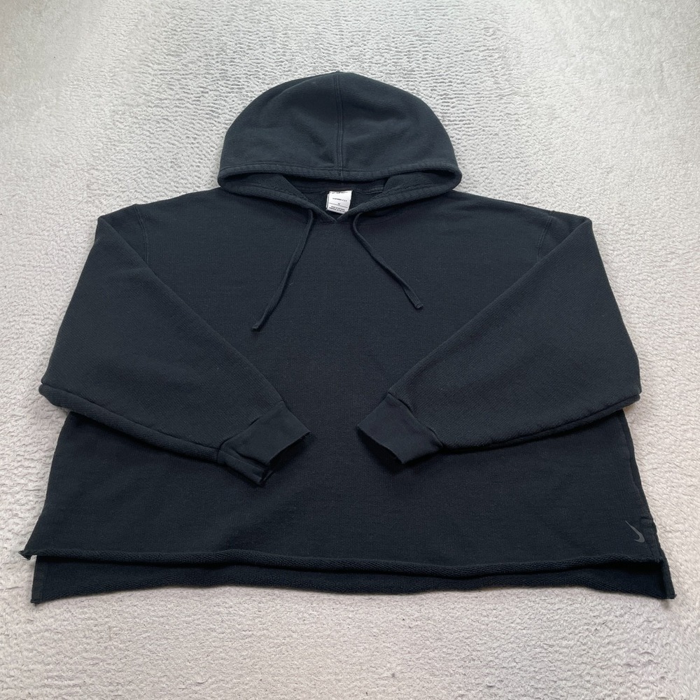 Nike Yoga Therma-fit Hooded Sweatshirt Size 2X Black‎ DN6472-010